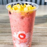 Strawberry Apricot · Blended fresh strawberry and apricot juice with yogurt.