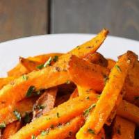 French Fries · Select your favorite fry, either our Seasoned Steak Fries or Tasty Sweet Potato Fries.