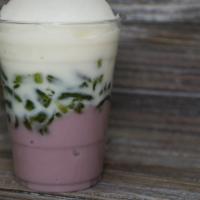 Taro Addict  (Chè Khoai Môn Bánh Lọt) · Taro, Taro Jelly, Pandan Jelly, Coconut Milk