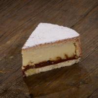 Tarta Victoria - Single · Authentic Argentinian cheesecake, dulce de leche, ricotta, lemon zest.
