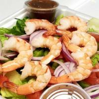 Shrimp Salad · House salad with shrimp.