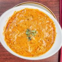 Butter Chicken · Gluten free. Boneless chicken cooked with ground spices, onion and tomato in creamy and butt...