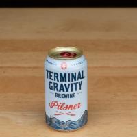 Terminal Gravity Pilsner · 12 oz can