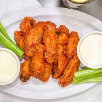 12 Piece Wings · Wings include celery and dipping sauce.