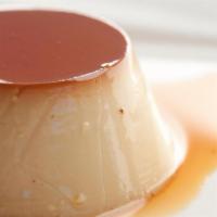 Three Milk Cuban Flan · This flan is so good it comes with a money. back guarantee.