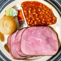 Ham Platter · Although not the first thing that comes to mind when thinking BBQ, this twice smoked meat is...