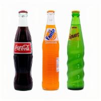 Bottle Drink · Mexican coke
Fanta 
etc