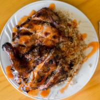 Jerk Chicken Meal · Chicken seasoned in Jamaican Jerk and smoked to perfection