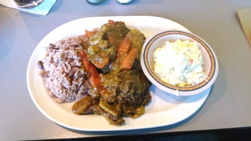 Jamaican  Curry Mutton (Goat) · Goat marinated in spice then simmered in Jamaican curry