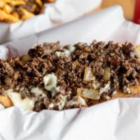 Original Philly · 8 oz Shaved Seasoned Steak, Grilled Onion, White American Cheese and Mayo