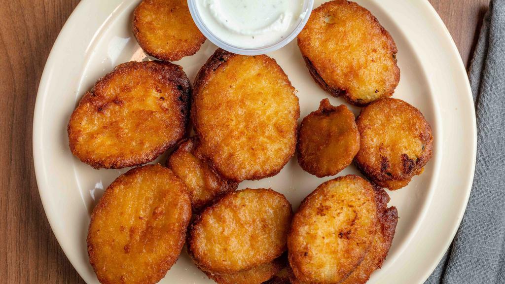 Fried Zucchini · Includes a side of ranch.