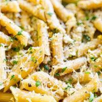 *New* Penne Limone · Penne pasta tossed in a lemon, garlic and olive oil sauce with a hint of crushed red pepper,...
