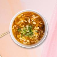 Tom Yum Seafood Soup · Assorted seafood with ginger, onion, mushroom, lemon grass, fresh Thai chili, cilantro, and ...