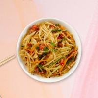 Papaya Salad · Shredded papaya, shredded carrots, tomatoes, and peanuts mixed with a sour and spicy lime dr...