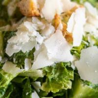 Caesar Salad · baby gem lettuce + creamy dressing + granna + herb toast points