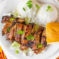 Large Teriyaki Chicken · Chicken marinated in our house-made teriyaki sauce and grilled to perfection.