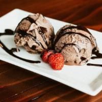 Dolci Chocolate Gelato · One scoop chocolate gelato.