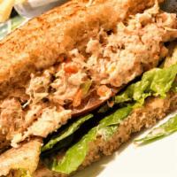 Albacore Tuna Sandwich · Albacore tuna salad, mixed greens, tomatoes & mayo