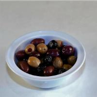 Olives · Mixture of deli olives.