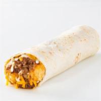 Burrito - Seasoned Ground Beef · Flour Tortilla, Cilantro Lime Rice, Black Beans, 3 Cheese Blend, Seasoned Ground Beef, Salsa...