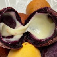 Cheese Ball · Purple sweet potato, sweet taro filled with mozzarella cheese.