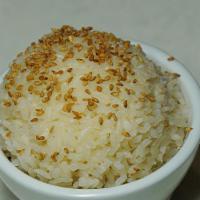 Rice · White rice, sesame seeds