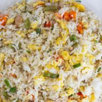 Vegetable Fried Rice · Fried rice with vegetable and egg.
