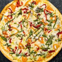 Greeko Special Pizza · Gyro meat, onions, feta cheese, kalamata olives, tomatoes.