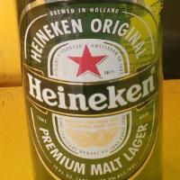 Heineken · Brewed in Holland Heineken is premium malt lager
