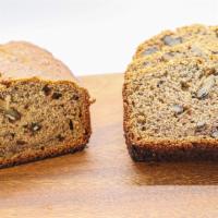 The Walnut Banana Bread · A banana bread packed with walnuts. Big nutty flavor with this one!