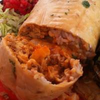 Chicken Fajita Chimichanga · Grilled chicken, bell peppers and onions.