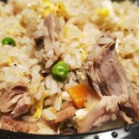 Duck Fried Rice · Stir-fried with duck meat, egg and vegetable.