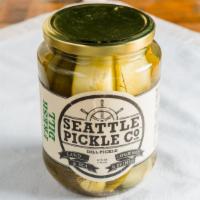 Seattle Pickle Co: Dill Pickles · Seattle Pickle Co. hand packs all of their pickle products locally to preserve the quality a...