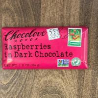 Chocolove Dark Chocolate Raspberry · 