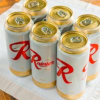 Rainier Tallboy 6 Pack · Must be over 21 to order
Good ol' Vitamin R! Rainier Beer brings together nature’s bounty fr...