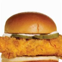 Chicken Tender Slider · Chicken slider made with either hand-breaded or grilled chicken tender topped with mayo/sala...