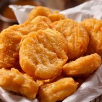 Chicken Nuggets (10) · Breaded chicken nuggets made from white meat chicken that are perfectly seasoned with a cris...