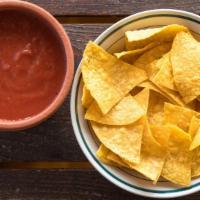 Chips & Salsa (Large) · Fresh corn tortilla chips made to order.