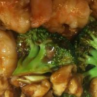 Broccoli Chicken & Shrimp · 