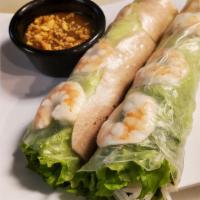 Shrimp Spring Rolls (2 Pcs) - House-Made · Delicious and healthy house-made Spring Roll.  Wrapped with Steamed Shrimp, Rice Noodle, Let...