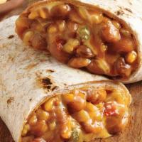 Bean & Cheese Burrito · Refried beans and shredded Cheese.