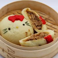 Teriyaki Chicken · Steamed bun stuffed with shredded chicken cooked in our own house-made pineapple teriyaki sa...