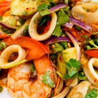 Yum Talay · Seafood salad.
