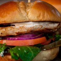 Grilled Chicken Classic · Lettuce, tomato, pickle, red onion & mayo.