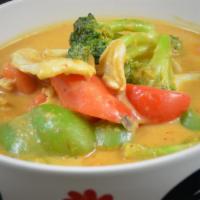 House Special Curry · If you love peanut sauce, you must try this red curry peanut sauce with bell pepper, carrots...