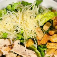 Chicken Caesar Salad · Romaine, Chicken, Parmesan, Croutons