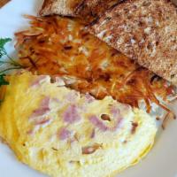 Ham And Cheese Omelet · Ham with Tillamook Cheddar Cheese.