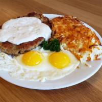 #13 Homemade Country Fried Steak And Eggs · Our homemade country fried steak - traditional Southern Cuisine consisting of tenderized Top...
