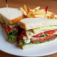 Vegetarian Sandwich · Mushrooms, cucumbers, tomatoes, roasted, red peppers, lettuce, provolone cheese, mayo, and a...