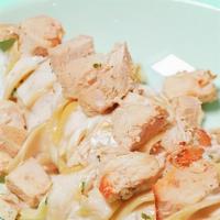 Time For Vodka, Pasta · Vodka dreams are made of this. Creamy tomato and white sauce blend cooked with Fettuccine. S...